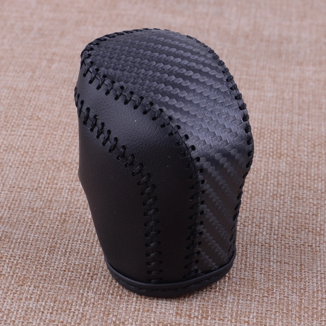 DWCX Accessories Car Styling Red Black Gear Shift Holster Handbrake Cover Trim Collars PU Fit For Toyota Camry