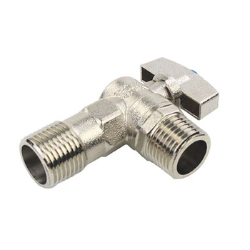

4 Points Full Copper Ball Core Angle Valve Basin Toilet Faucet Water Heater Universal Large Flow Right Angle Triangle Valve