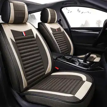 

Linen Fabric car seat cover Flax auto seat covers Cushion for subaru nomade Sidekick chery a3 a5 cowin e5 tiggo 3 5 7 8 fl t11