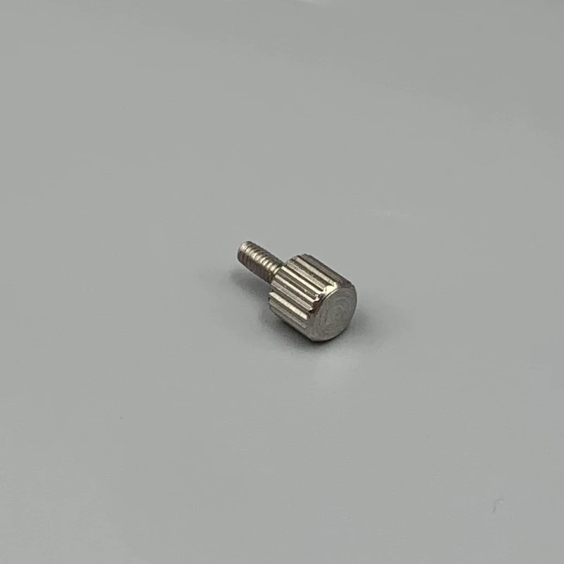 M2 M2.5 M3 OD 5mm 6mm 8mm 10mm 12mm 16mm 20mm Length 304 Stainless Steel Fast Tighten Bolt Cylinder Flat Knurled Thumb Screw