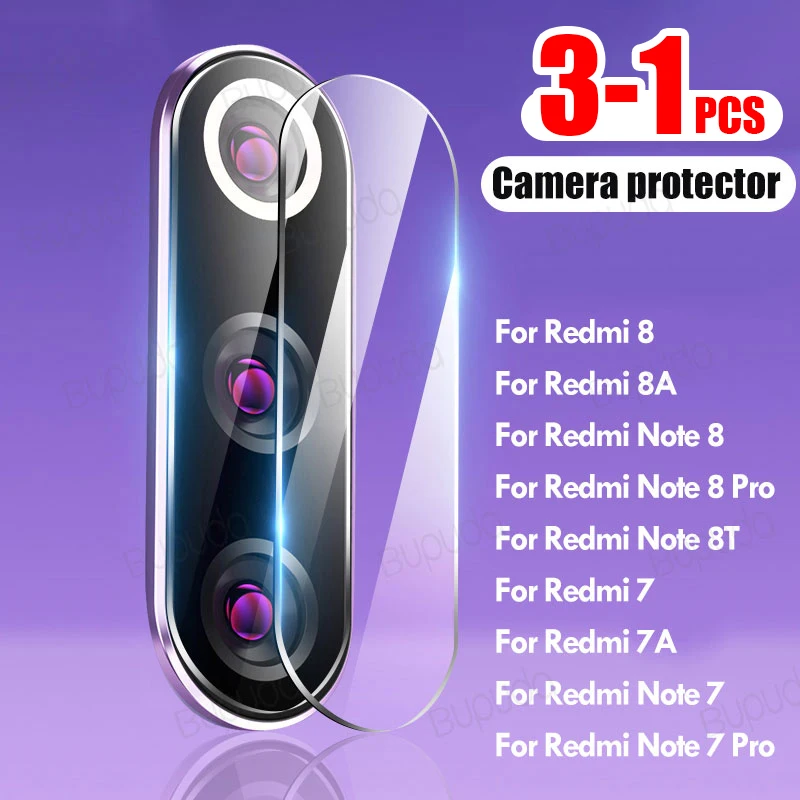 3 1 шт. закаленное стекло для камеры Xiaomi Redmi Note 8 7 Pro 8T Защитная пленка объектива 8A 7A