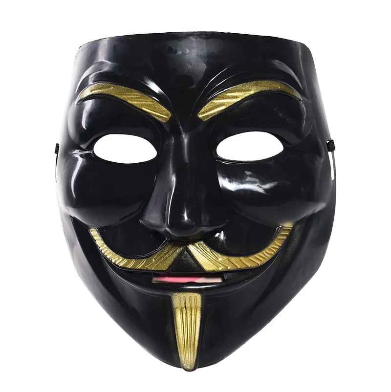 Halloween Mask Props Headwear Horror Anime Cosplay Masks V Face Weirdo Ghost Masquerade Mask Vendetta Fake Face