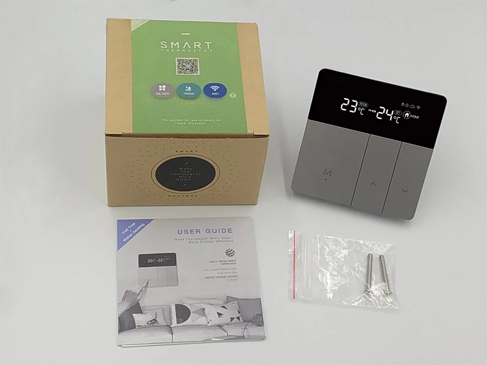 Water Heating Thermostat Packing List
