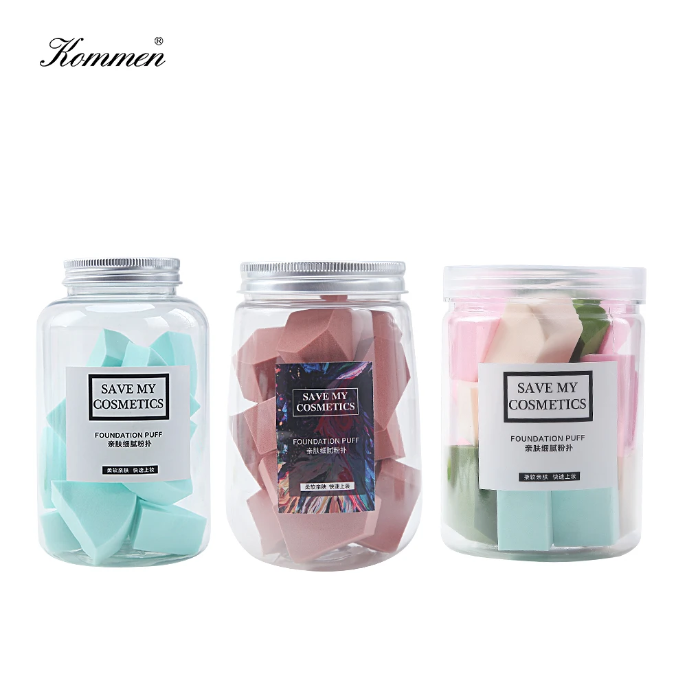 

Hot Beauty Cosmetic Puff Set Soft Makeup Sponge Face Foundation Cream Base Makeup Powder Puff Traceless Skin-friendly Cosmeticos