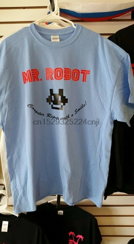 Футболка Mr. Robot футболка от производителя Evil Corp маленькая 5XL с возможностью выбора