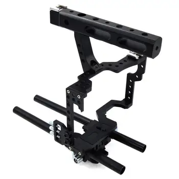 

For Veledge VD-07 Rod Rig DSLR Camera Video Cage Kit Stabilizer For Sony Gh4 A7S A7 A7R A7Rii A7Sii Camera Cage R29