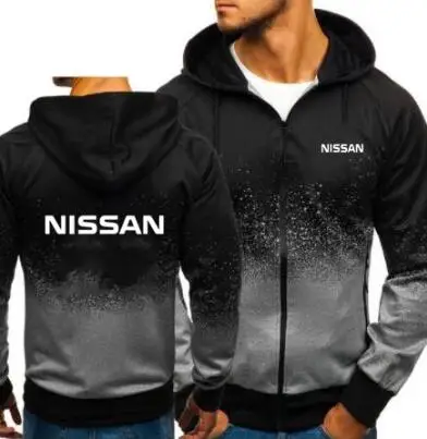 Унисекс модные куртки логотип Nissan молнии толстовки наружная Толстовка 3D Градиент Спортивная Ford молния кардиган пальто