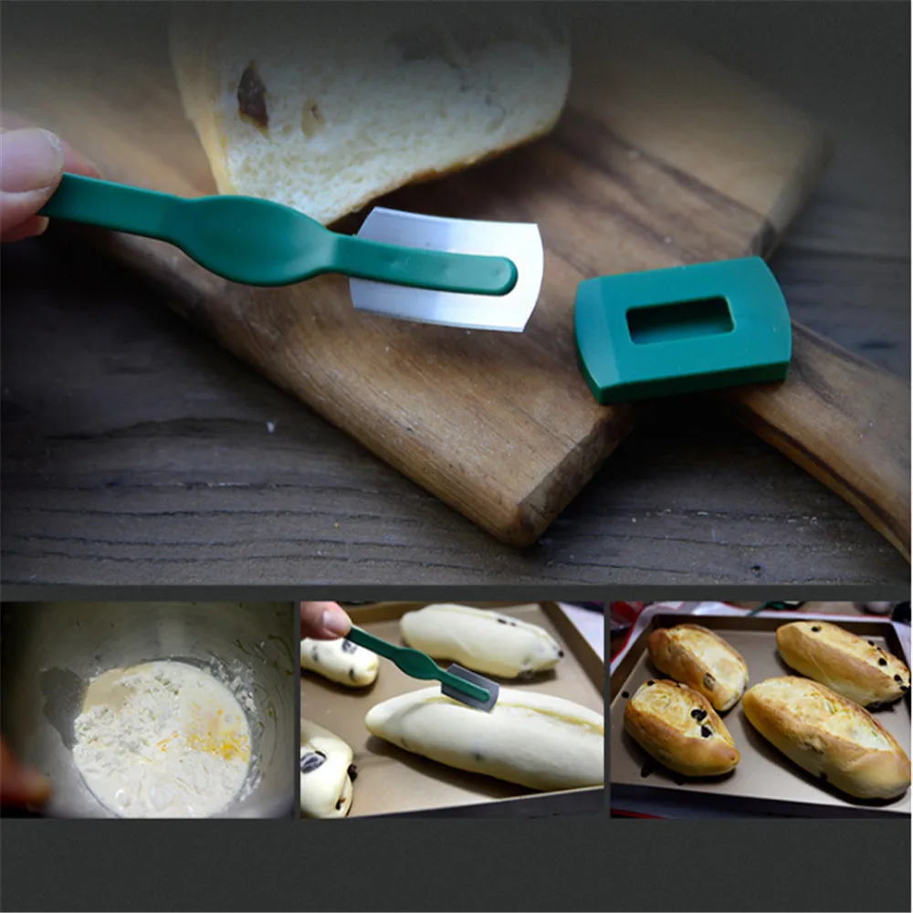 

Curved Bread Knife Western-style Baguette Cutting French Toas Cutter Prestrel Bagel Baking Tools Bakers Makers Cooking