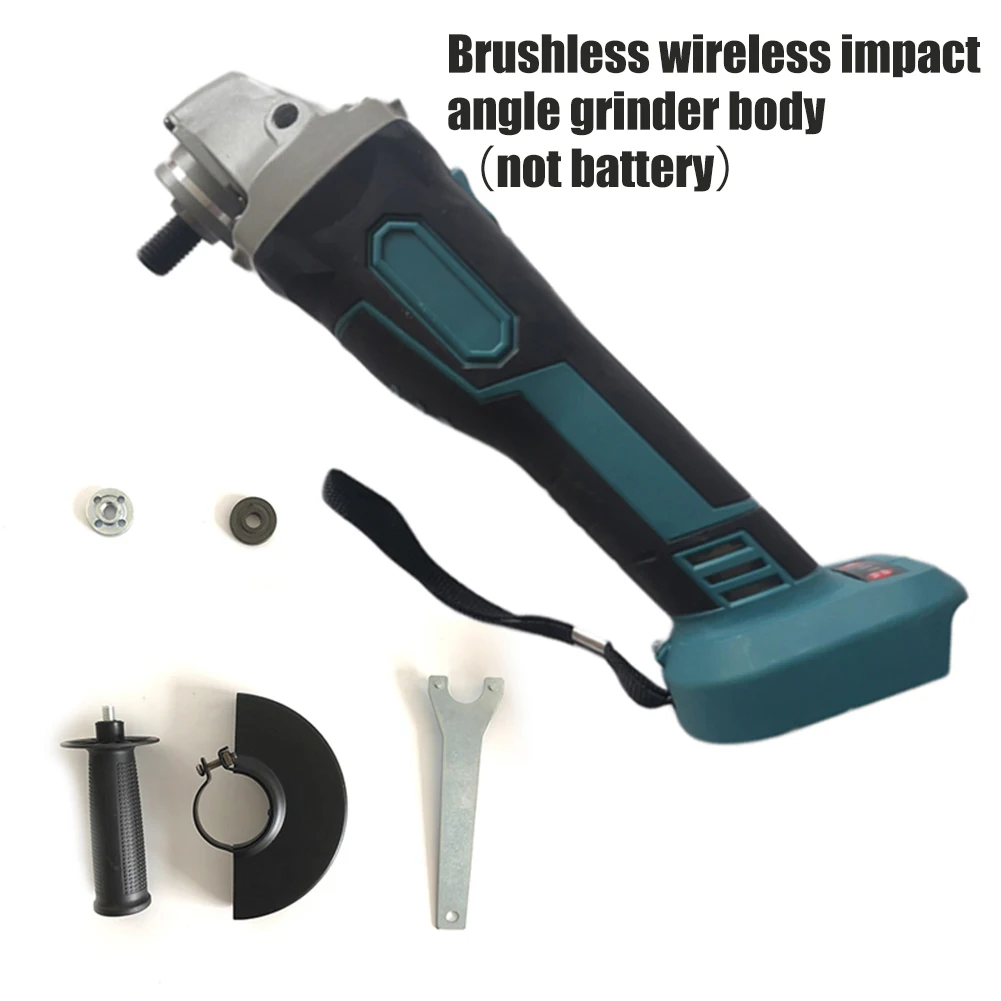 

18V Brushless Cordless Angle Grinder Head Kit Cutting Steel Bar Tube Battery Operated 125mm Power Tools Accessories