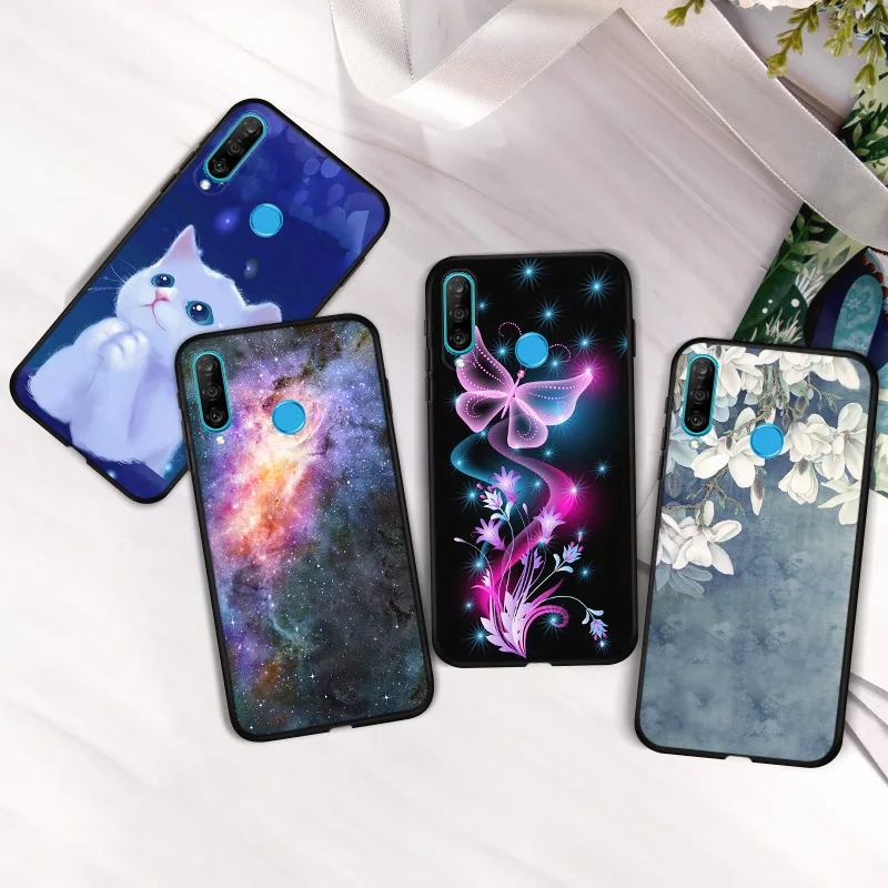 Силиконовый телефон для Huawei P Smart 2018 2019 2020 Z P30 Pro P40 Lite E P9 Plus Силиконовая задняя