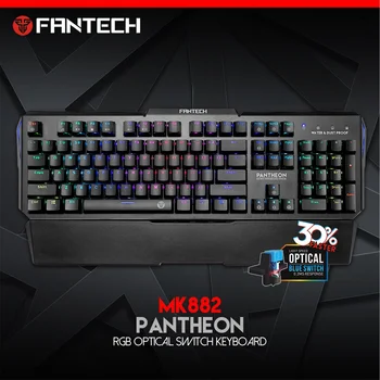 

FANTECH MK882 Mechanical Keyboard RGB Game Full Key No Flush Keyboard Full Waterproof for Desktop Computer Laptop