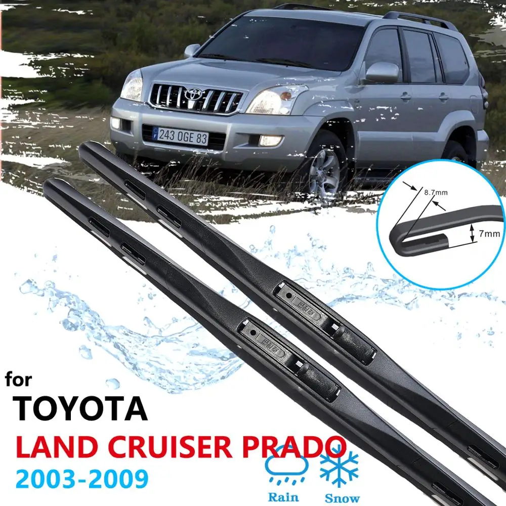 Car Wiper Blade for Toyota Land Cruiser Prado J120 120 20032009 Front