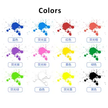 

12Colors Face Paint Halloween Makeup Body Art Paint Party Festival Schmink Non-toxic Washable Cosplay Kids Face Paint