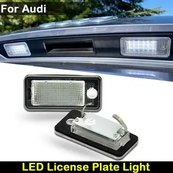 

For Audi A3 A4 RS4 A5 A6 A8 S5 Q7 Car Rear White LED License Plate Light Number Plate Lamp