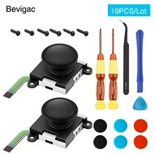 Bevigac 19 шт. Профессиональный аналоговый 3D Джойстик Joy-con сменный контроллер Набор инструментов для ремонта для Nintendo Switch NS