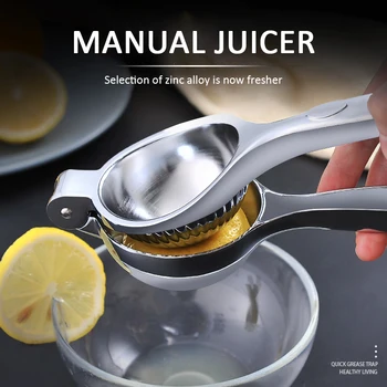 

Stainless Steel Household Premium Metal Lemon Lime Juicer Citrus Juicer With Silicone Handle kitchen accessories