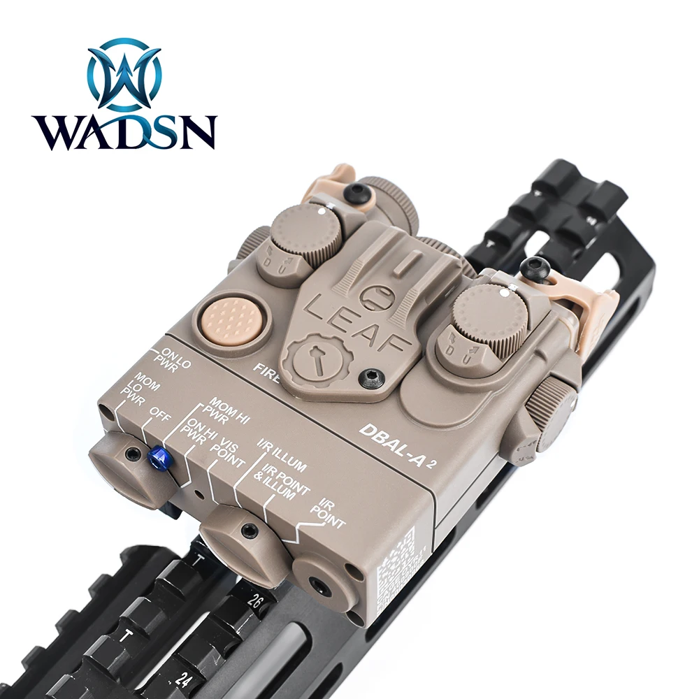 Caixa de Plástico Wadsn Tático Manequim Caça Rifle Dbal a2 Indicador Laser Modelo Vazio Nenhuma Função Caber Picatinny Ferroviário Dbal-a2 4 caça rifle dbal a2 indicador laser modelo