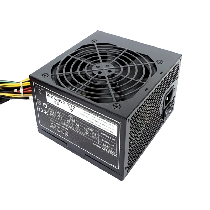 Alimentation PC Modulaire Enhance ATX-0260GB 600W - ATX Noir - Neuf