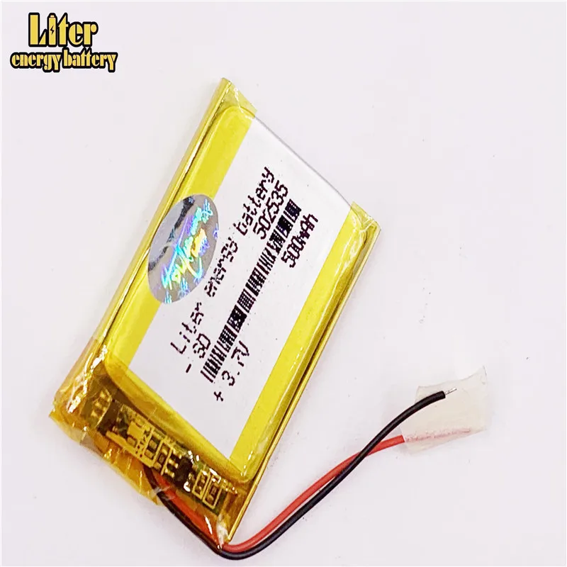 3 7 v литий полимерный аккумулятор 052535 502535 500mah Mp3 Mp4 маленькие игрушки|3.7v lithium polymer