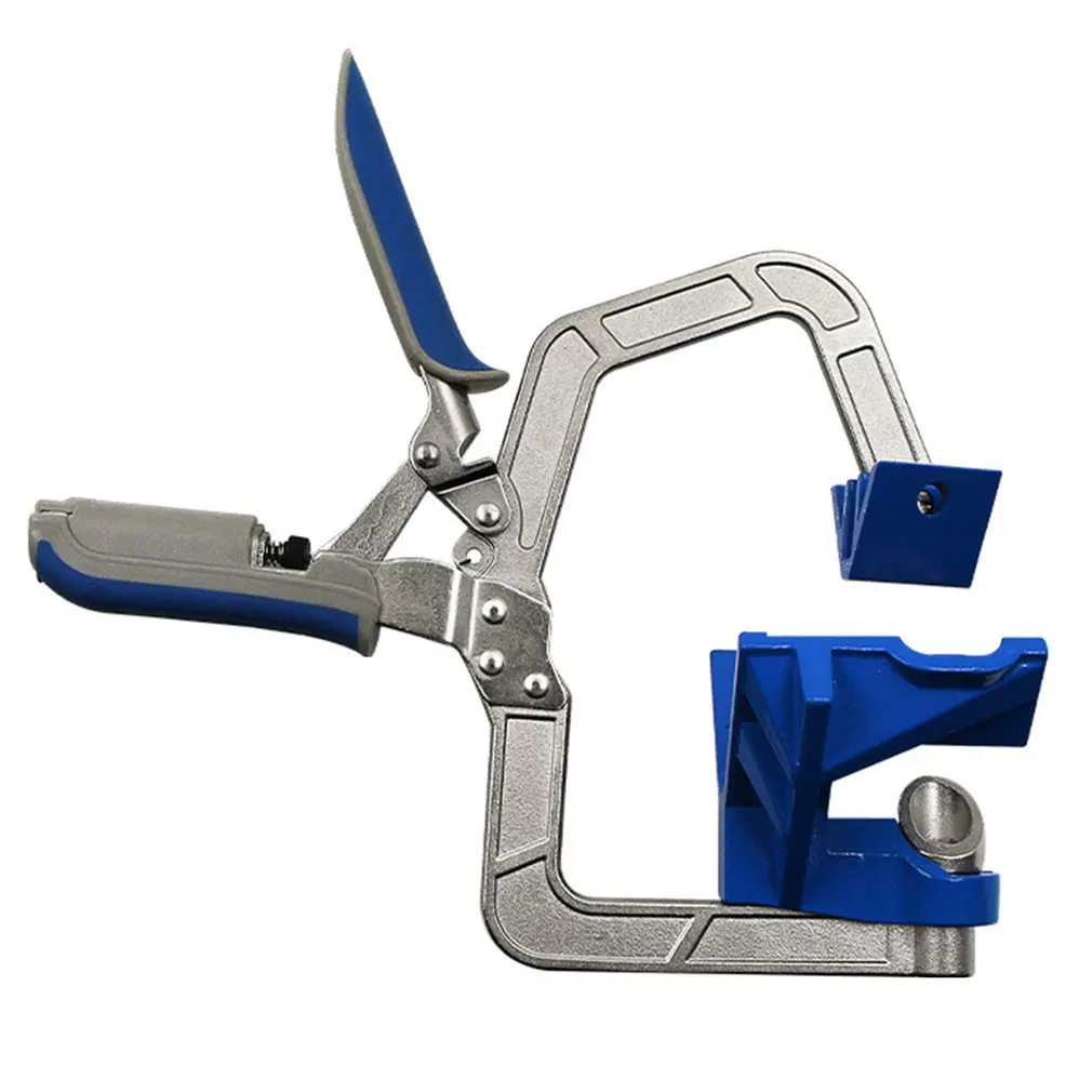 

Multifunctional Auto-adjustable 90 Degree Corner Face Frame Clamp Woodworking Right Angle Clip Fit Fix Tool