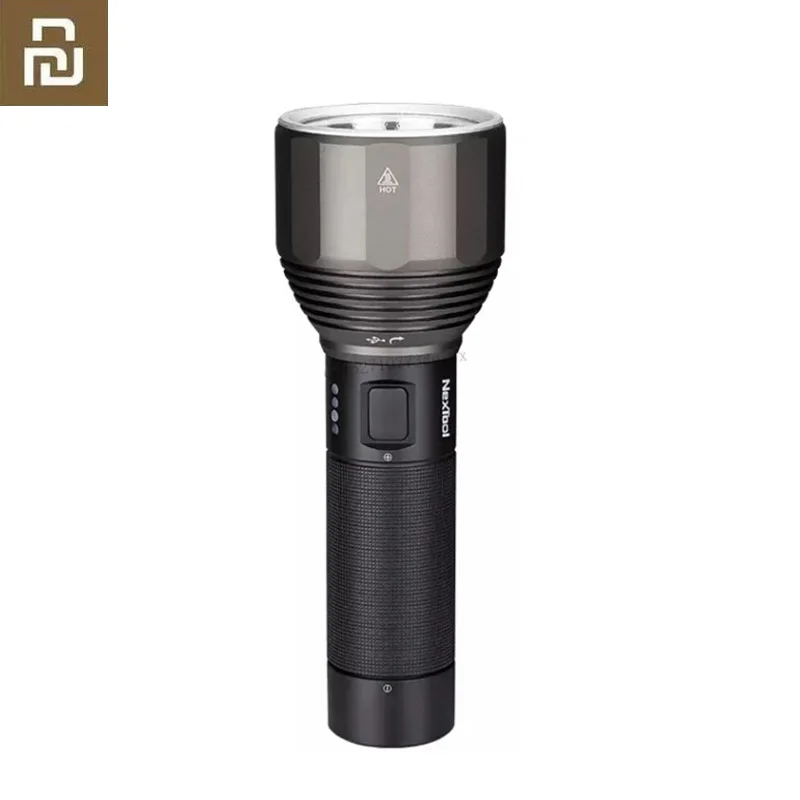 Xiaomi Mijia NexTool 2000 лм 380 м наружный светильник-вспышка USB-C перезаряжаемый IPX7 водонепроницаемый портативный светильник-вспышка для путешествий и кемпинга