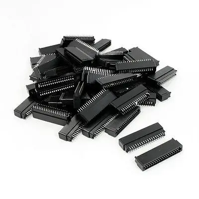 

50 Pcs 2 Row 2.5mm Pitch Double Rows PCB IDC 36 Pins Headers