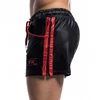 Men Casual Shorts PU Leather Quick Dry Swimwear Pocket Sports Gym Loose Running Trunks Swimming  Board Shorts Surffing Shorts ► Photo 2/6
