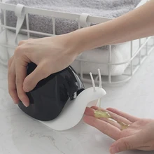 Ванная комната шампунь диспенсер форма улитки мыло для рук жидкий шампунь душевой контейнер PAK55