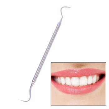 

1Pc Dental Probe Mirror Stainless Steel Dentist Tool Explorer Double Hook Tooth X7YB