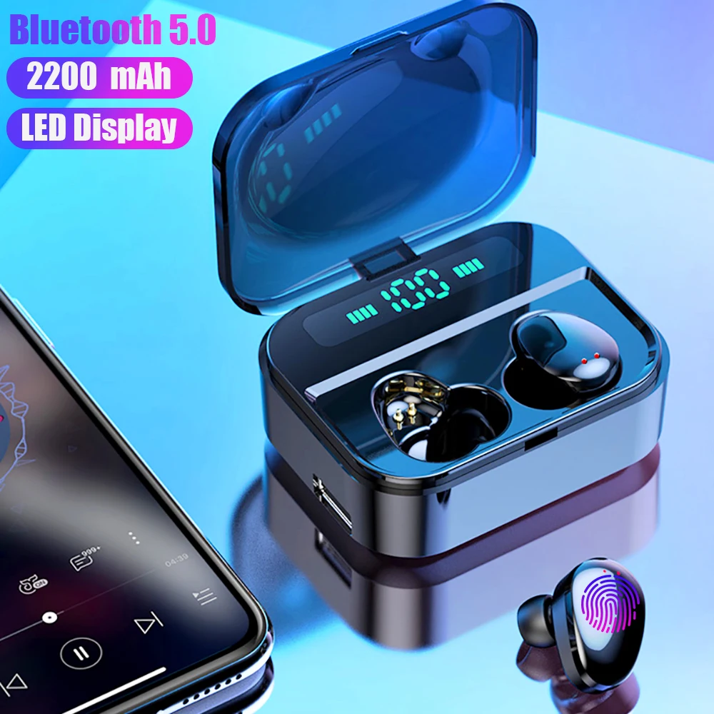 2200 мАч X7 tws беспроводные наушники Bluetooth 5,0 наушники шумоподавление Hifi настоящие стерео сенсорные наушники игровая гарнитура для xiaomi