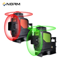 Norm 12 линий лазерный уровень 3D автоматический самонивелирующийся лазерный уровень с батареей