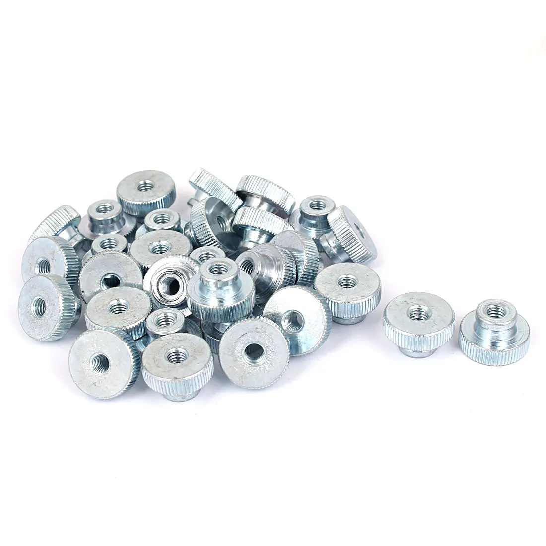 

uxcell 20 Pcs M3 Carbon Steel Knurled Thumb Nuts for 3D Printer Heated Bed