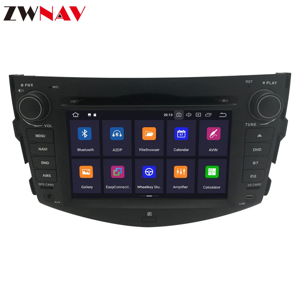 DSP Android 10,0 Автомобильный DVD стерео мультимедийный плеер для Toyota RAV4 2006-2012 радио gps Navi Аудио Видео головное устройство wifi стерео карта