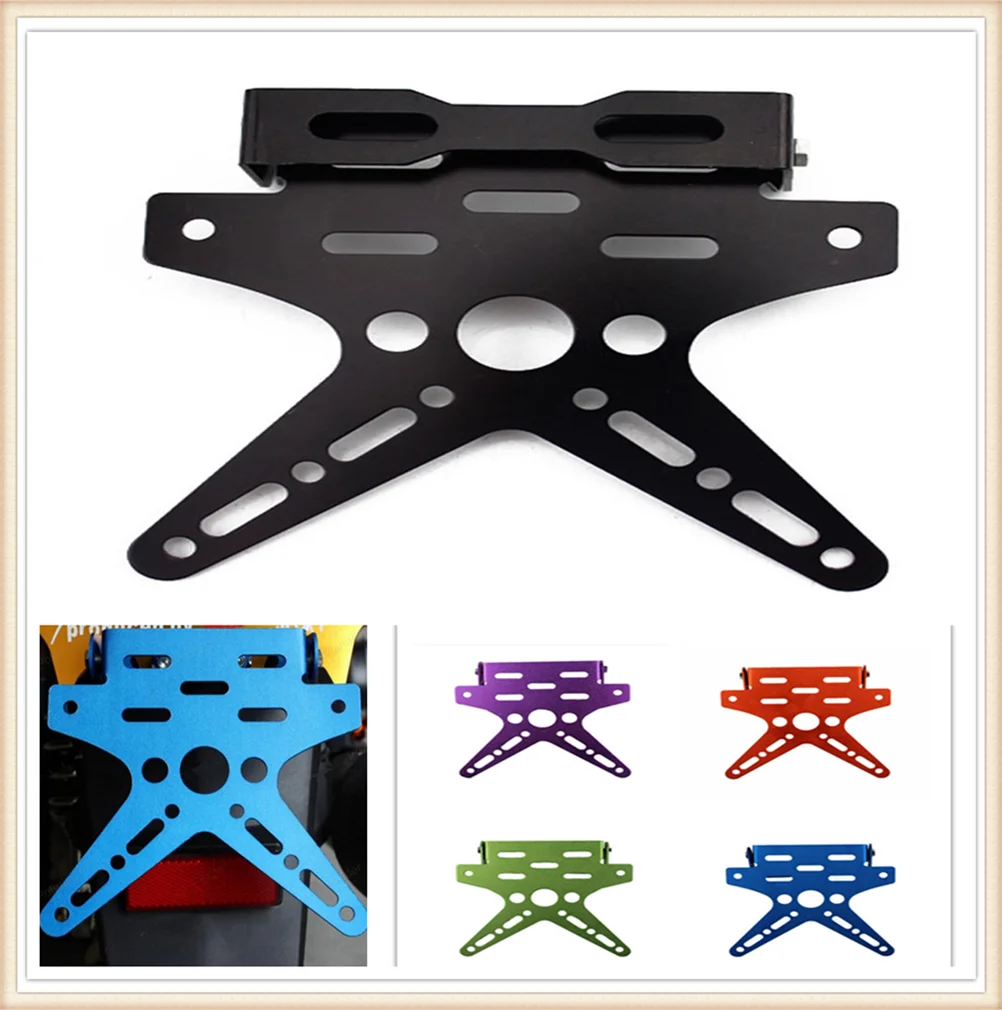 

Motorcycle License Holder Mount Bracket Adjusted Registration Number Plate FOR KTM 65SX XC 85SX XC 105SX XC 125EXC 125 Husaberg
