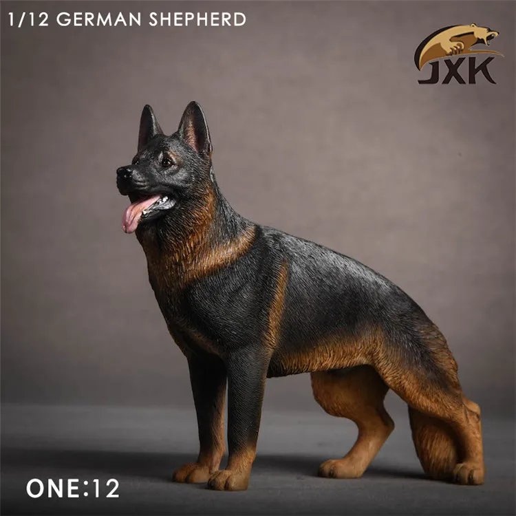 JXK 1/12 Смола немецкая овчарка для 6 дюймов фигурка Sence DIY