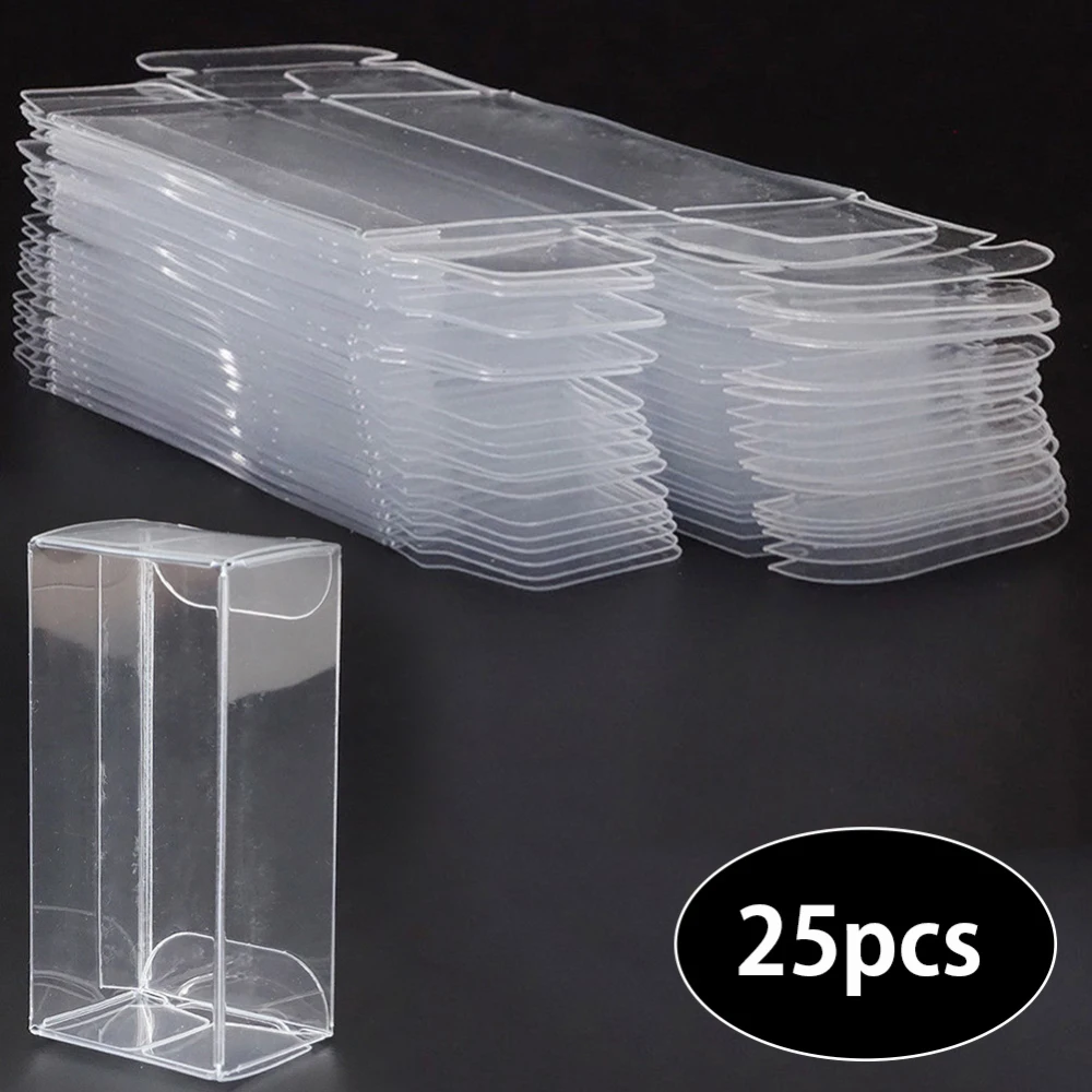 

25PCS for 1:64 Model Car Toy Display Box Plastic Storage Holder Clear Box Case Toy Car Model Display Protection Box