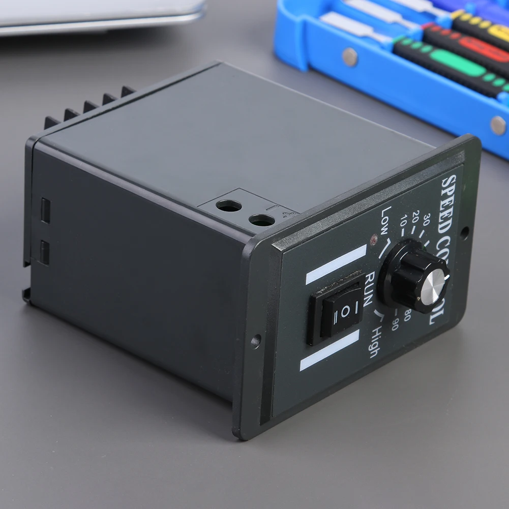 CCM2US 10-60V DC 6A Motor Speed Governor Slow Down Motor Controller Positive Negative Rotating Control Switch