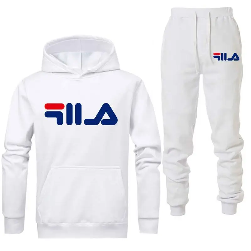 Sudaderas con capucha de бежевый + конъюнкт де Панталоны тонкого покроя 2 piezas conjunto chndales para hombre