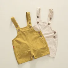 Детская летняя одежда брюки на подтяжках детские шорты в западном стиле для маленьких мальчиков и девочек детский комбинезон для малышей