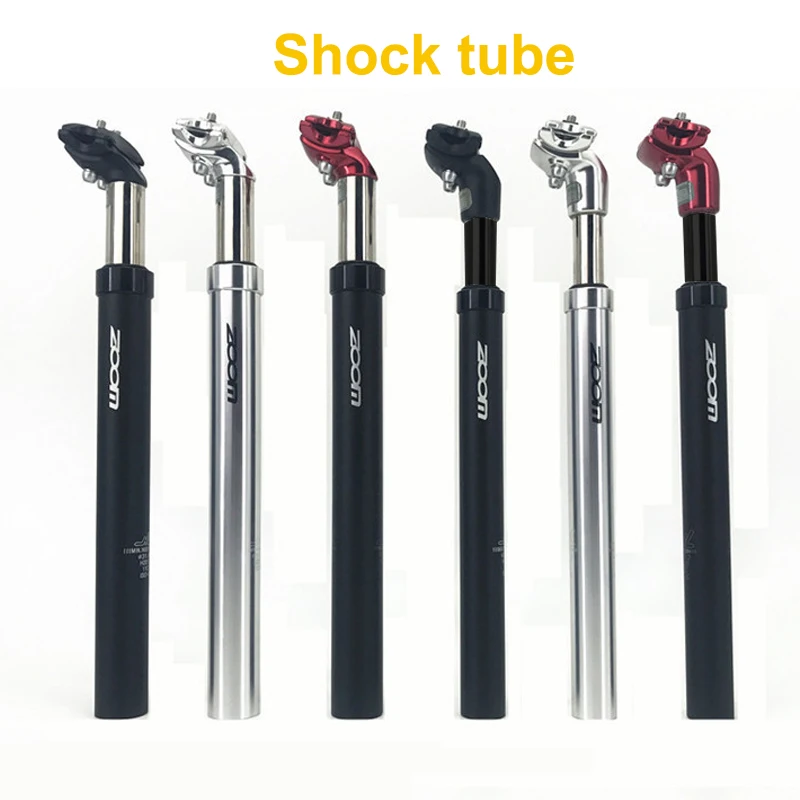 ZOOM Suspension Bicycle Seatpost 27.2/ 31.6/30.0/30.4/30.8 X350MM Seat Post Aluminium Bike Shock Absorption Damping Se0at Tube