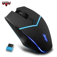 Игровая мышь беспроводная мышь геймер 2,4 ГГц USB 2400 dpi Регулируемый оптический датчик мыши для компьютера ПК ноутбука