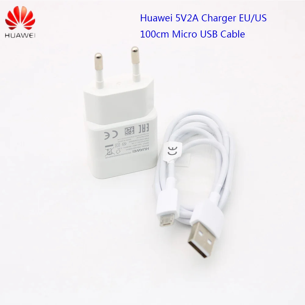 Huawei EU /US Mate 10 Lite 5v2a быстрое зарядное устройство micro usb кабель для p8 p9 p10 lite Honor 8x 7x y5 y6