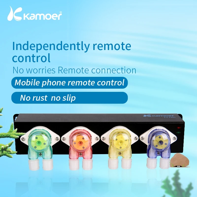 Насос для дозирования аквариумов Kamoer F4 PRO Wifi с дистанционным управлением насосом
