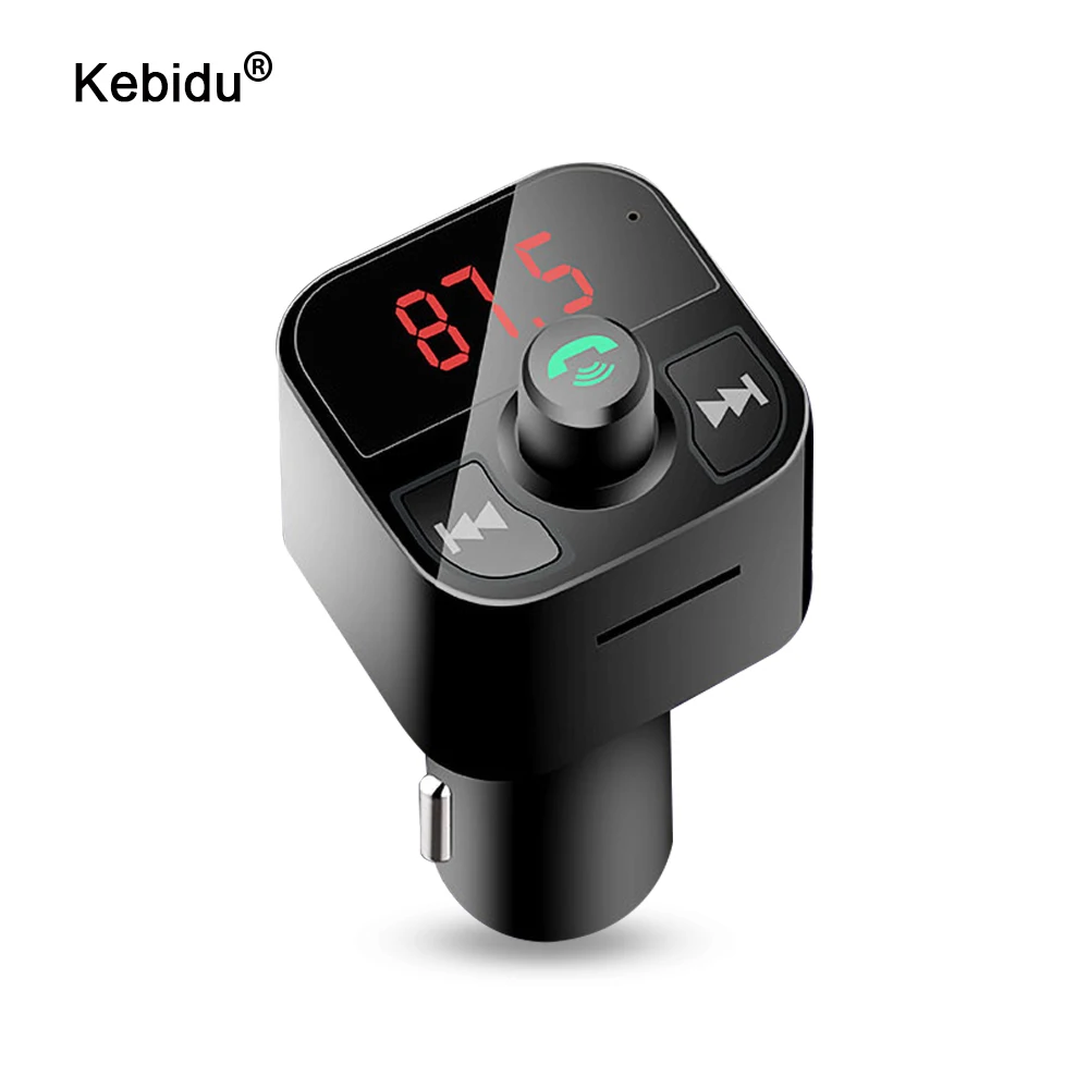 Kebidu автомобильный Bluetooth fm-передатчик модулятор 3.1A два usb порта автомобильное зарядное устройство MP3-плеер беспроводной аудио приемник комплект для громкой связи