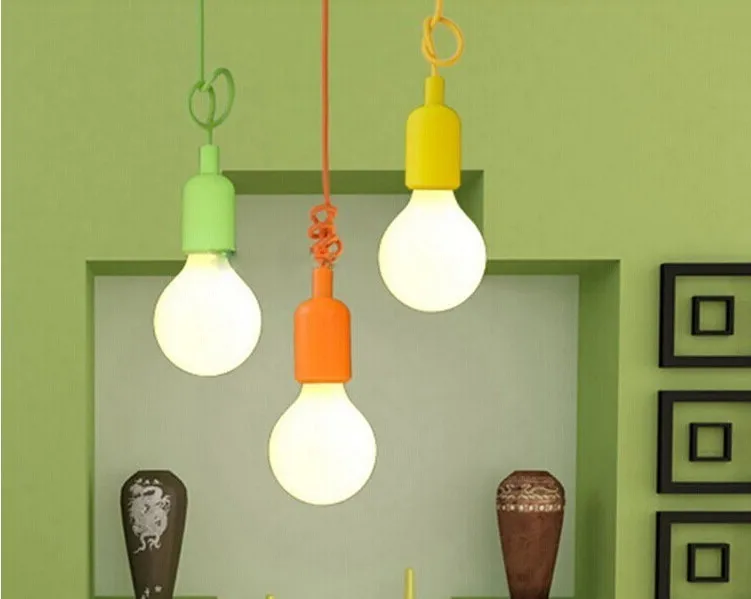 

modern Personality bar colorful pendant lamp display clothes store