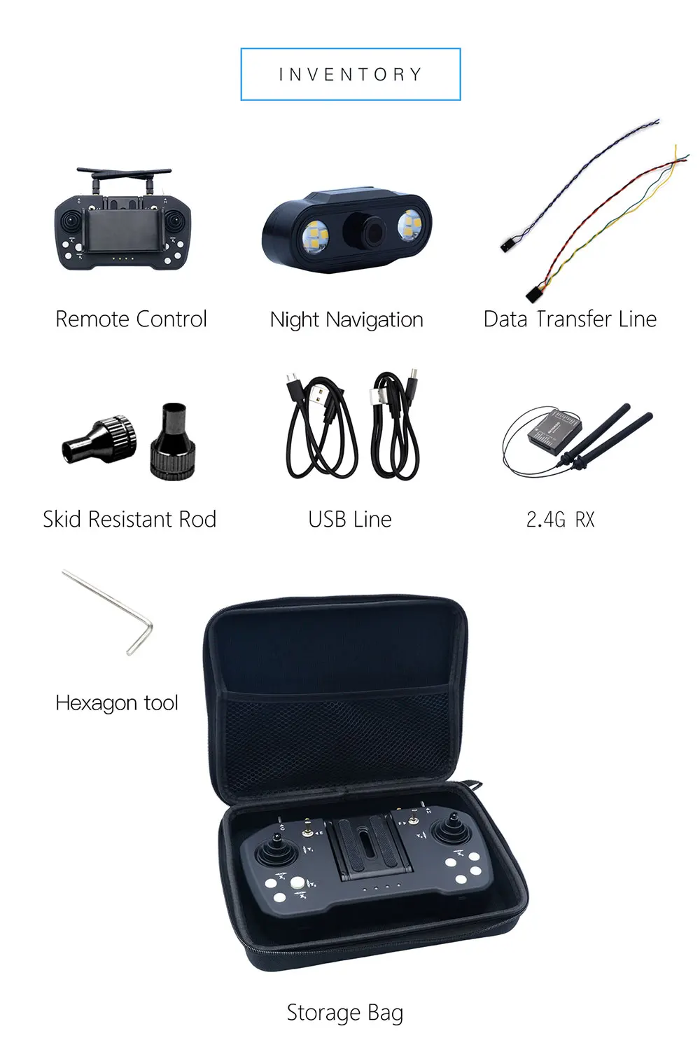 IN VE NT 0 R Y Remote Control Night Navigation Data Transfer Line Skid