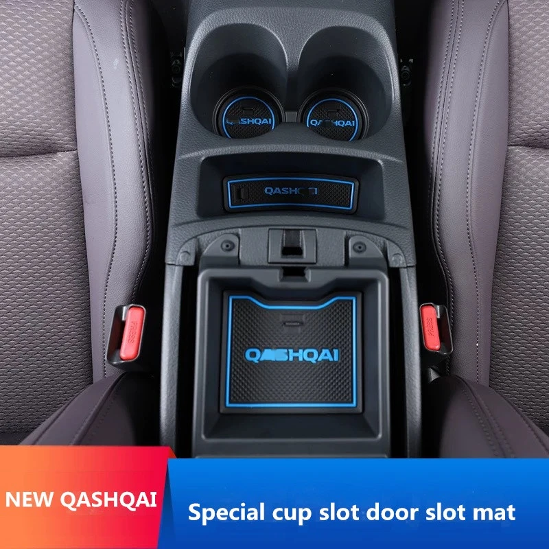 

Non-slip auto Interior door gate pad cup mat for nissan qashqai 2019,18pcs/lot,car accessories