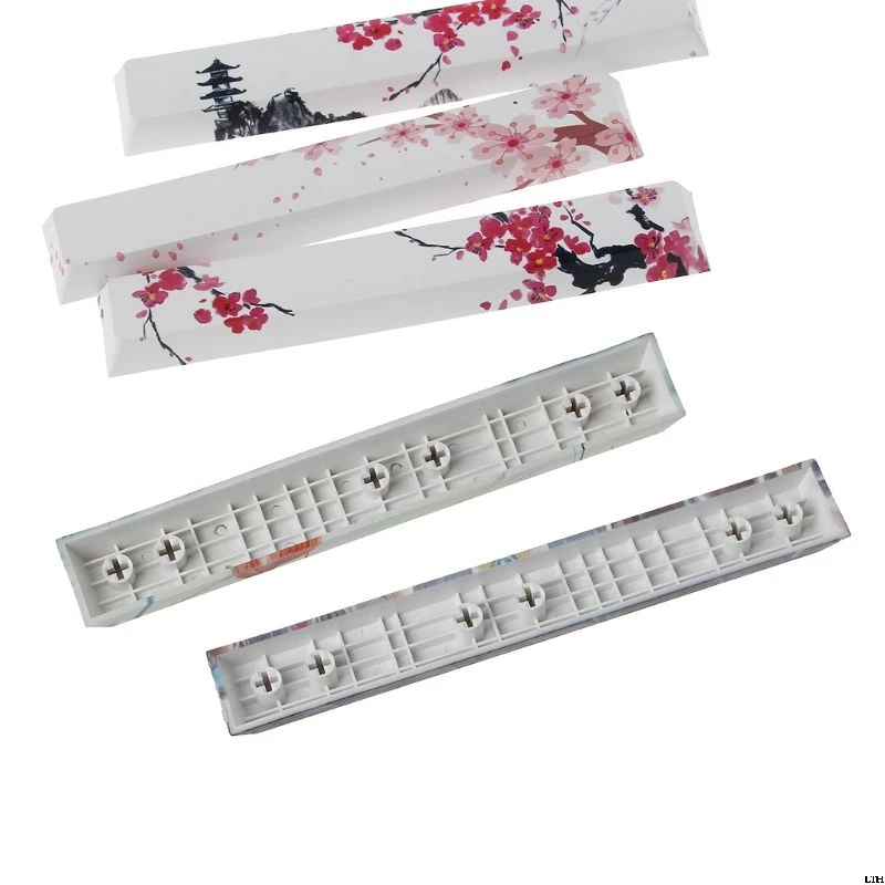 Replace SpaceBar Keycap PBT Five Sides Dye-Subbed Spacebar 6.25U Cherry Profile Space Bar Keycap for DIY Mechanical Keyboard Replace SpaceBar Keycap PBT Five Sides Dye-Subbed Spacebar 6.25U Cherry Profile Space Bar Keycap for DIY Mechanical Keyboard