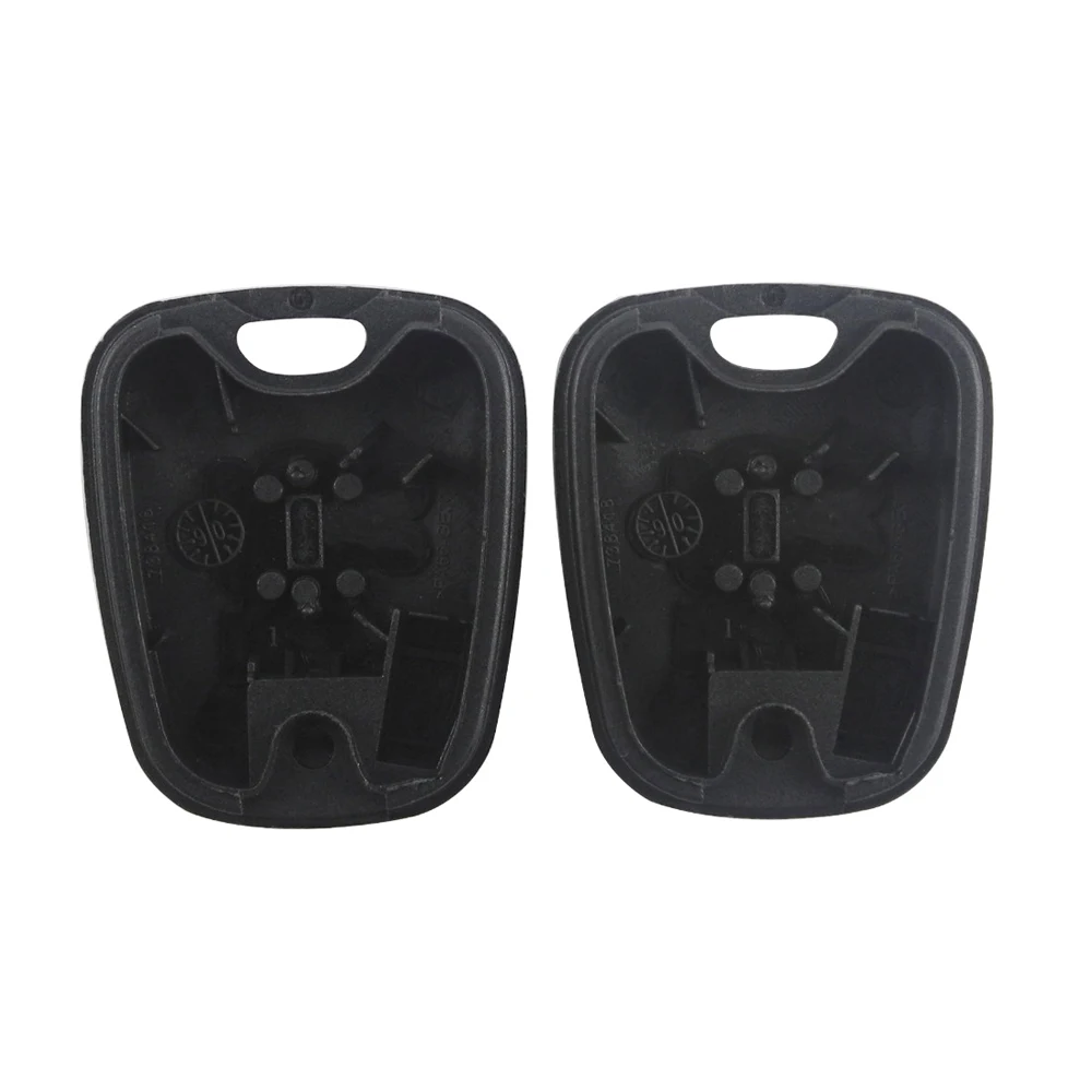 KEYYOU 100x2 кнопки дистанционного автомобиля Заготовка ключа лезвия для peugeot 206 без лезвия