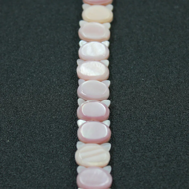 Бусины Из Натурального белого и розового ракушек 10 х7 мм|beads for diy|stone beadsbead wholesale |